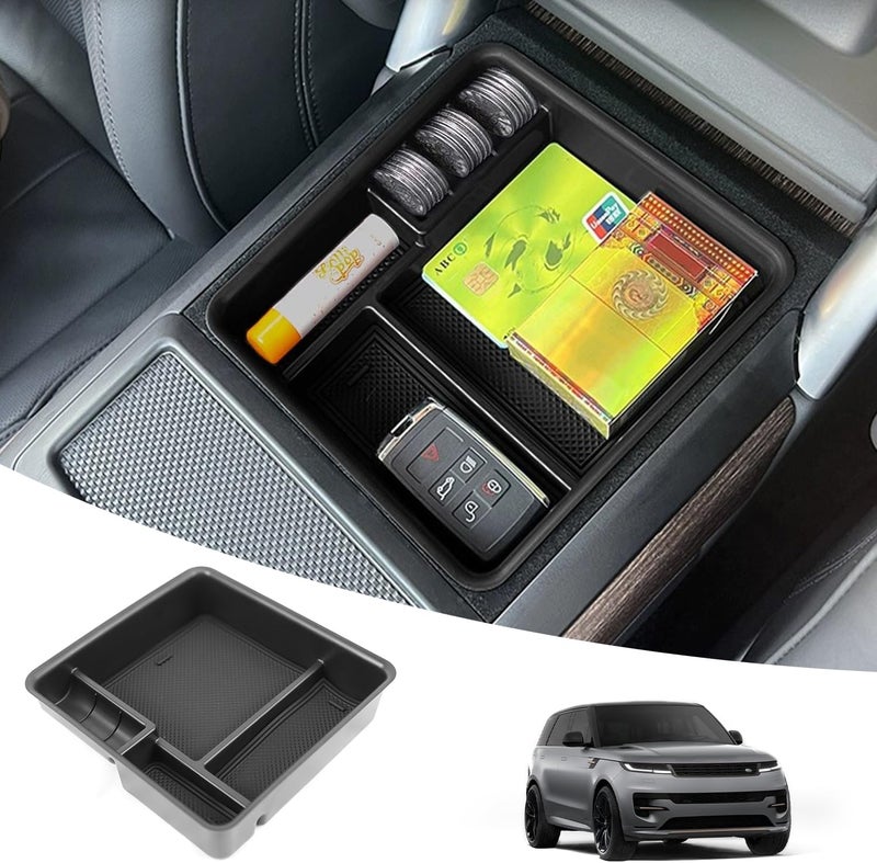 EVGoXMods Center Console Organizer Compatible with Land Rover Range Rover Sport/Vogue 2025 2024 2023 (ONLY for No Refrigerator Version), Armrest Storage Box Insert Tray Interior Accessories - Image 1